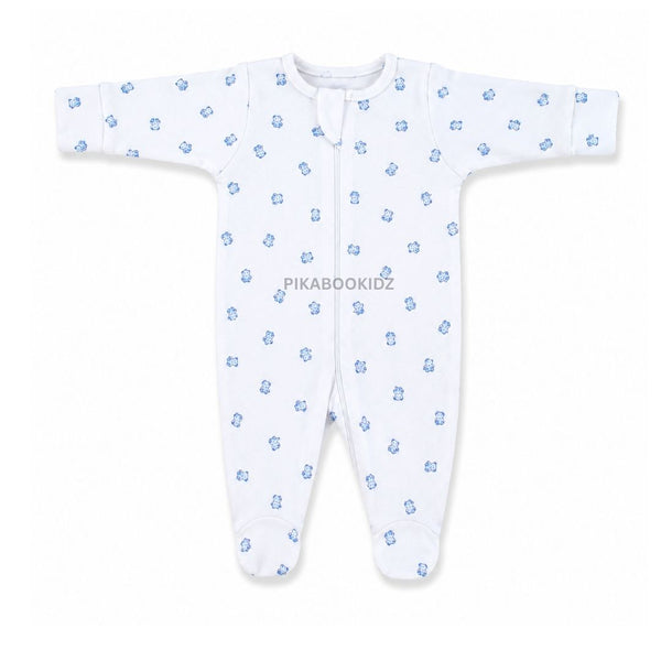 Footed Rompers 0-3M - Teddy
