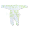 Footed Rompers - Green
