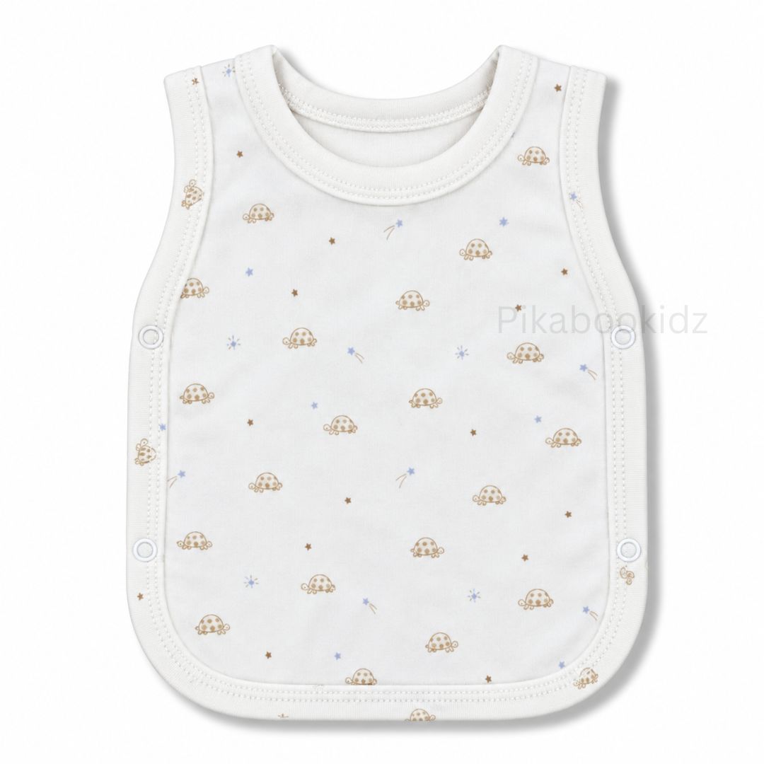 Cotton Side Button Jabla - turtle