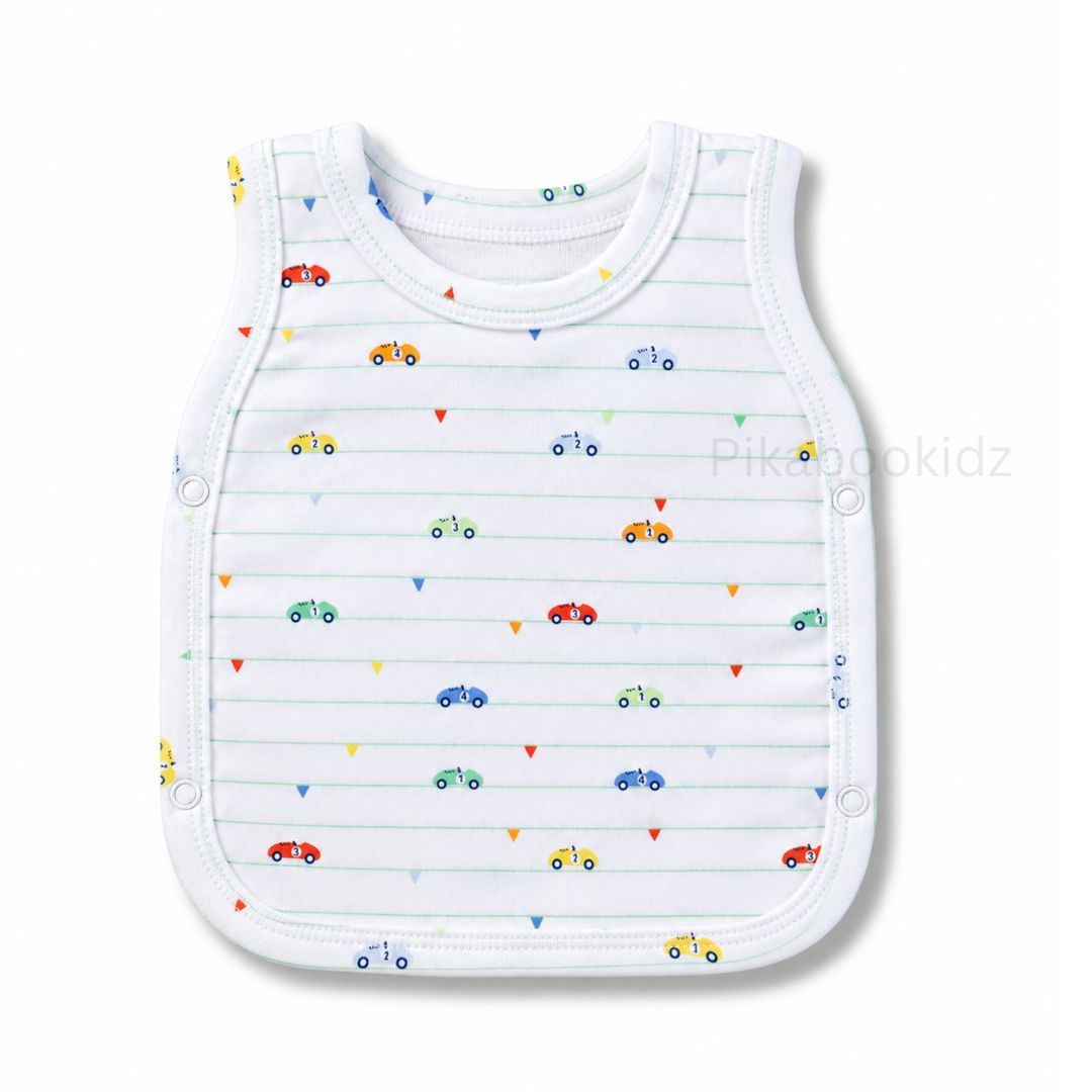 Cotton Side Button Jabla - Race cars