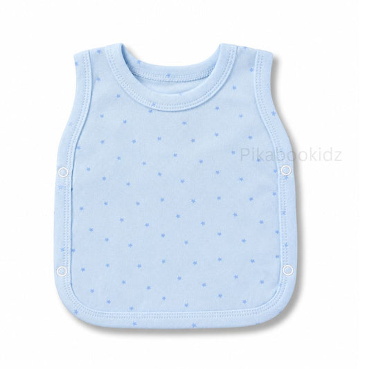 Cotton Side Button Jabla - Blue stars