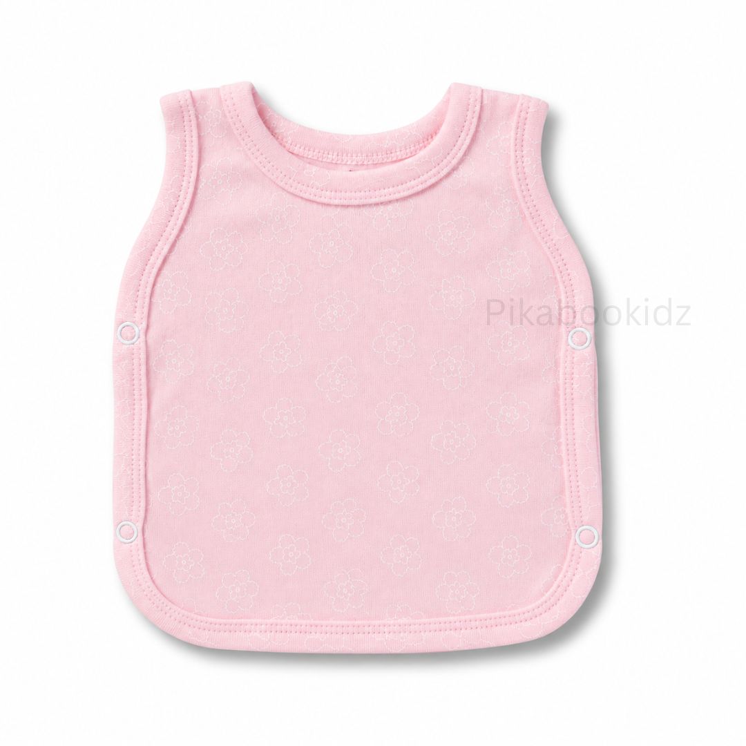 Cotton Side Button Jabla - Pink