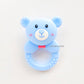 Teddy Silicon Teether Rattle - Blue