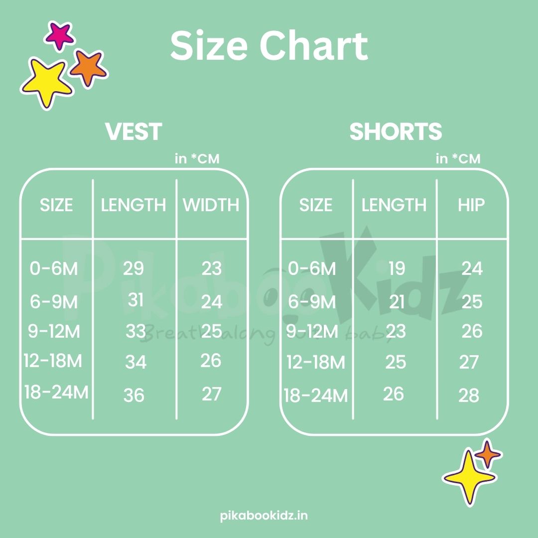 Muslin Vest & Shorts Set -Bear