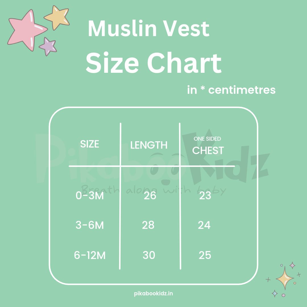 Muslin Double layer Vest Mustard Yellow | Pikabookidz