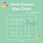 Muslin Rompers - Pink strawberry