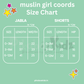 Muslin babygirl coords - Blue stars