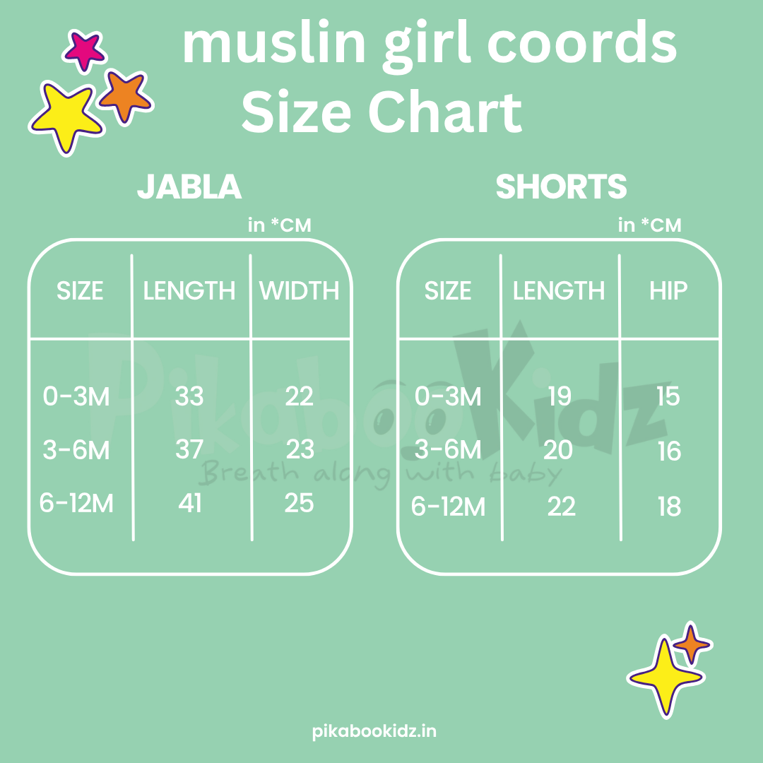 Muslin babygirl coords - Blue stars