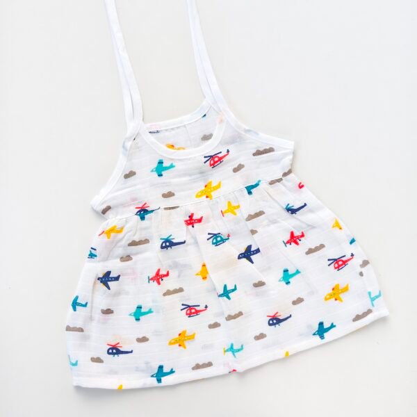 Knot Frock 3-6M - Airplanes