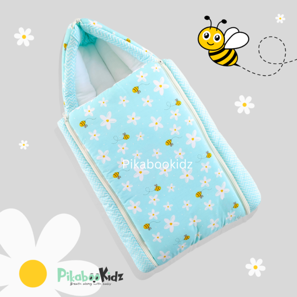 Muslin Carry Nest - Sky blue