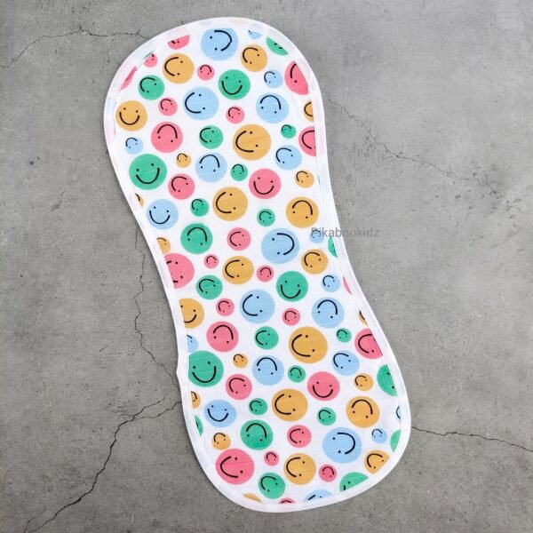 Muslin Burp Cloth - Smiley