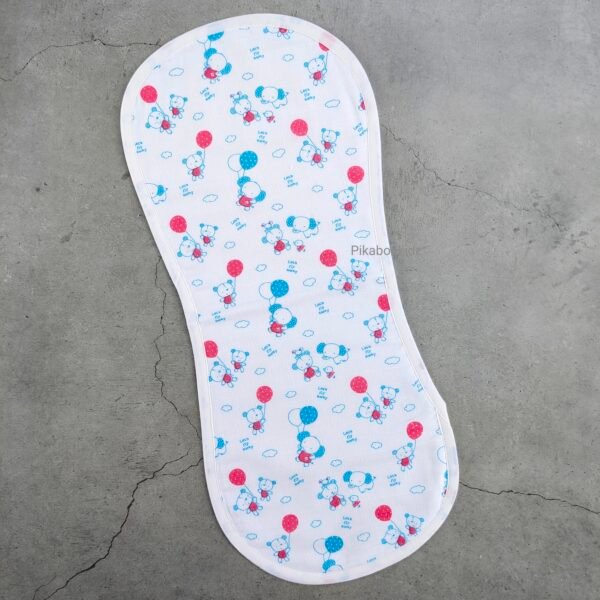 Muslin Burp Cloth - Elephant balloons