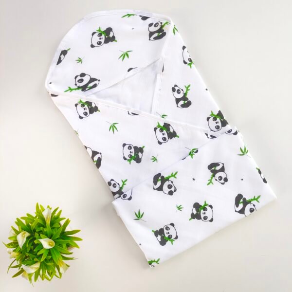 Muslin Hooded Towel - Panda
