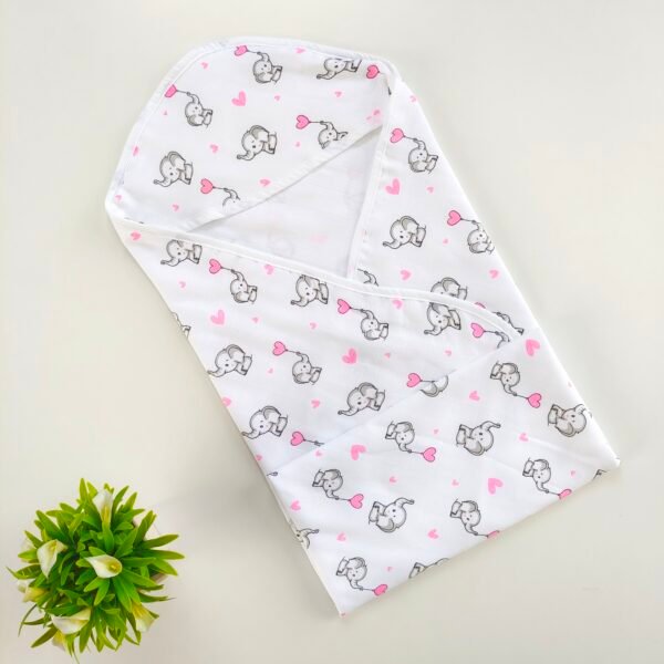 Muslin Hooded Towel - Elephant