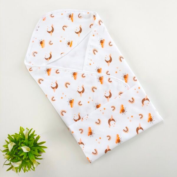 Muslin Hooded Towel - Cloud Moon Star