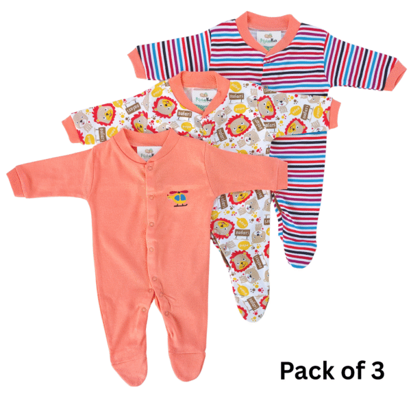 Full Rombers 0-3M - Orange